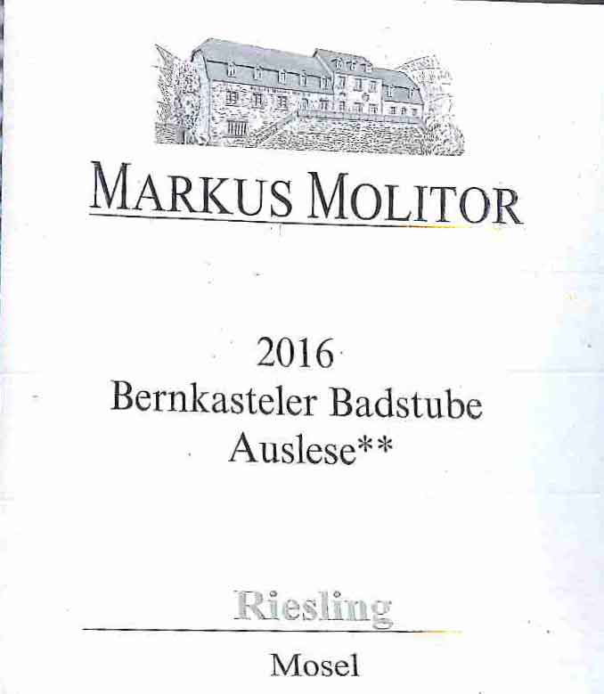 Bernkasteler Badstube Auslese **