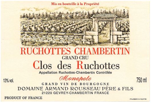 Ruchottes Chambertin Grand Cru