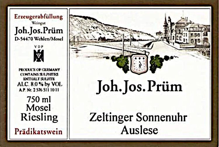Zeltinger Sonnenuhr Auslese