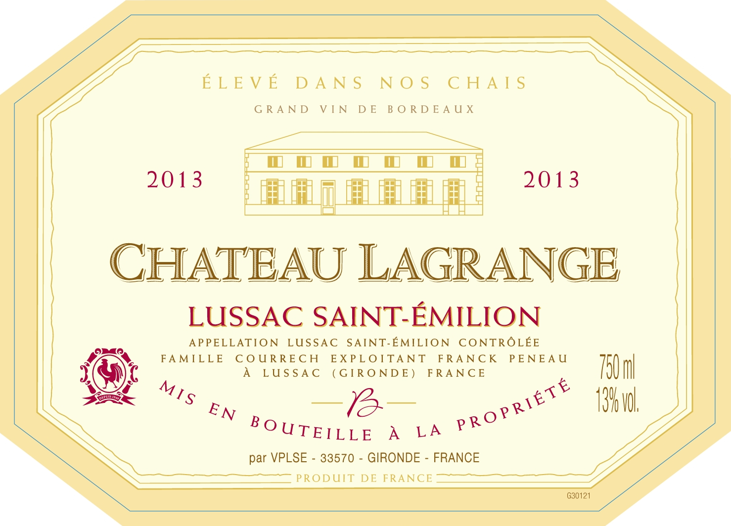 Chateau Lagrange Red Wine