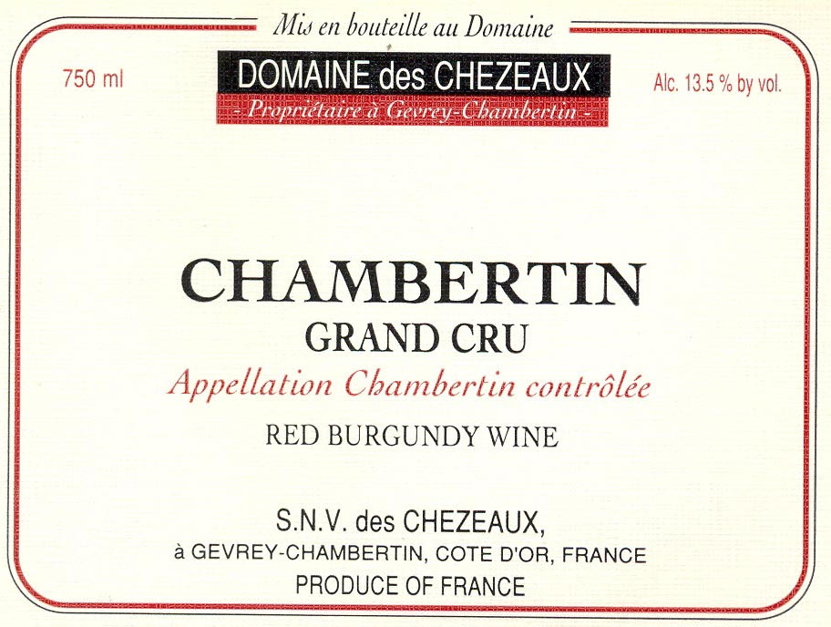 Chambertin Grand Cru