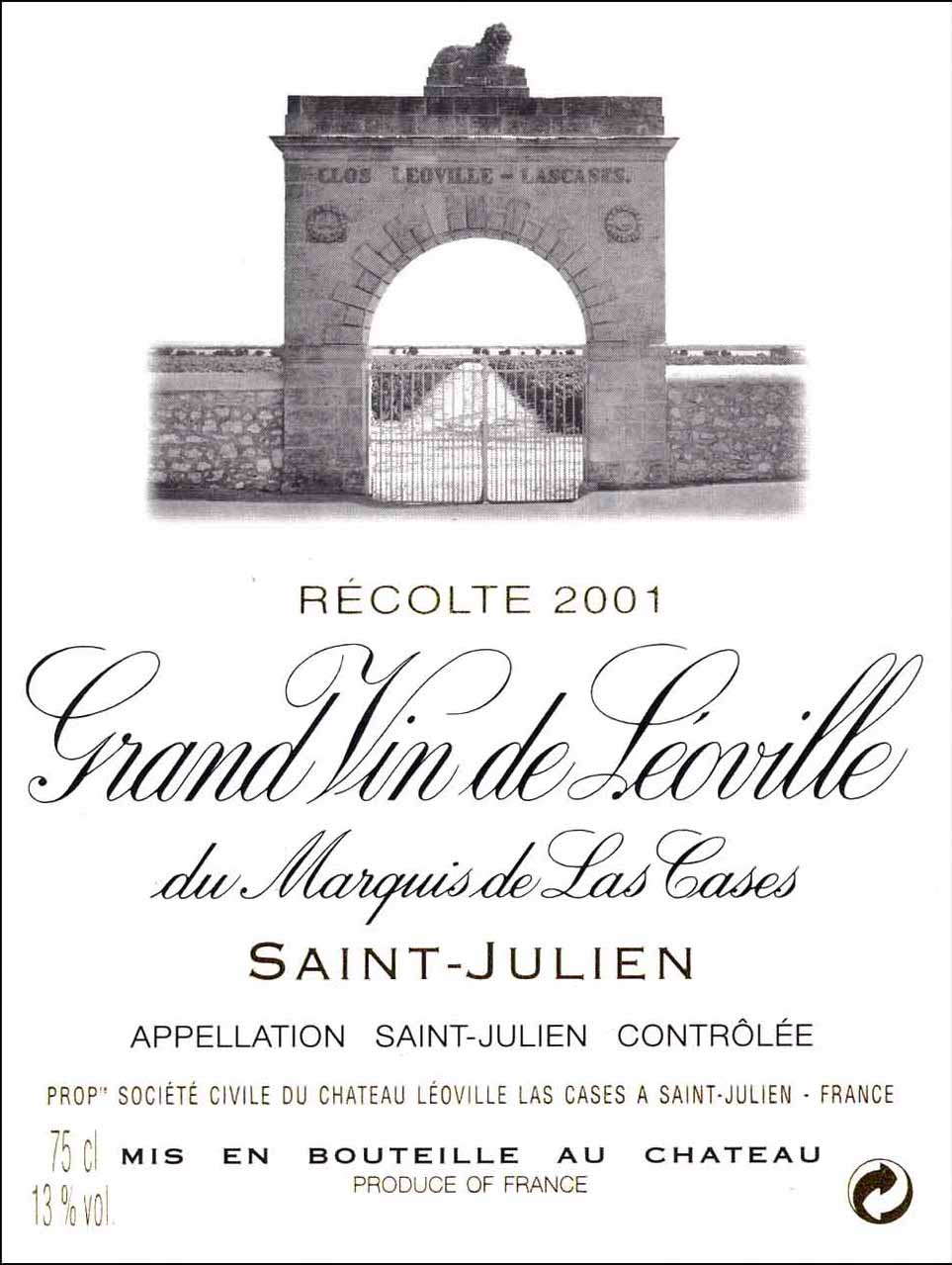 Mis Εν Clos Leoville - Lascases
