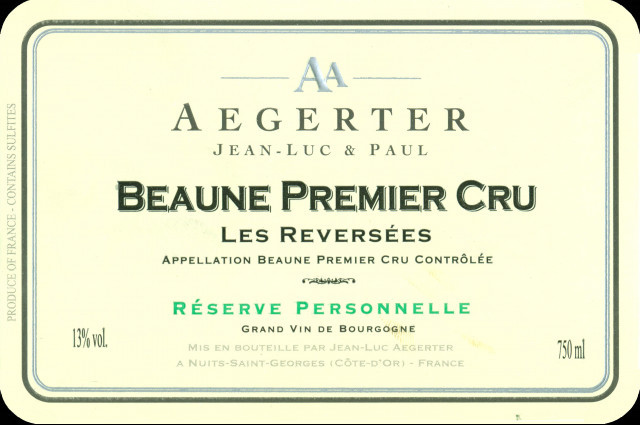 Reserve Personnelle/Les Reversees