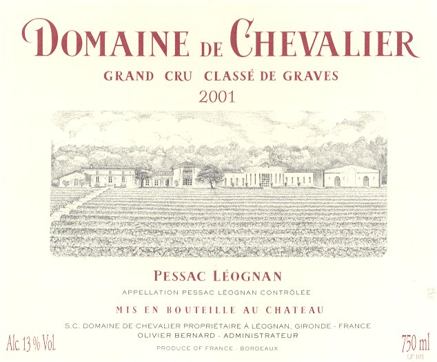 Domaine De Chevalier Grand Cru Classé De Graves