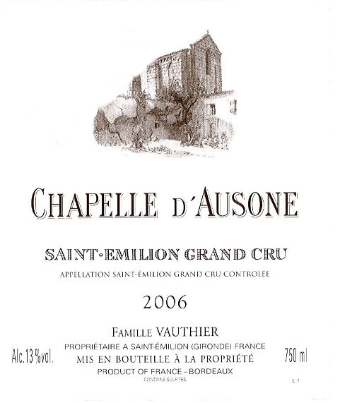 Chapelle D'ausone Red Wine