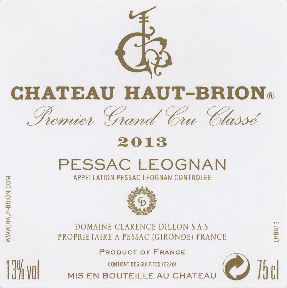 Chateau Haut - Brion Premier Grand Cru Classe
