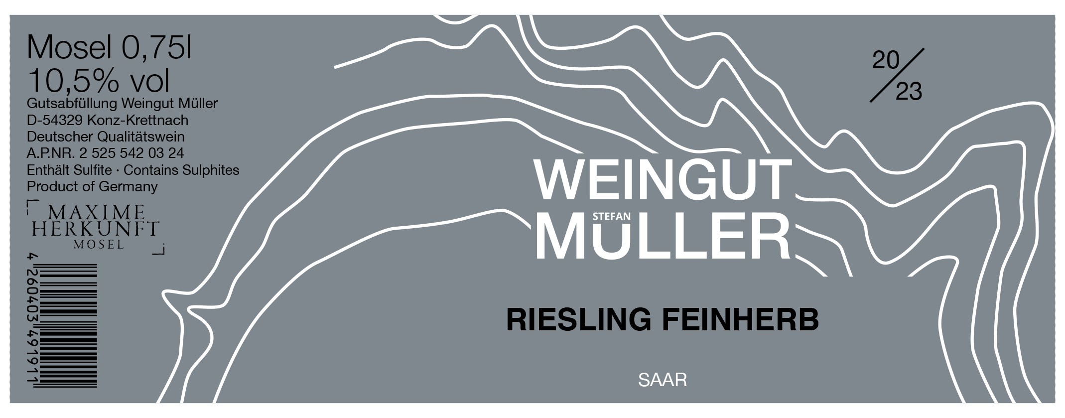Riesling Feinherb Saar 20 23