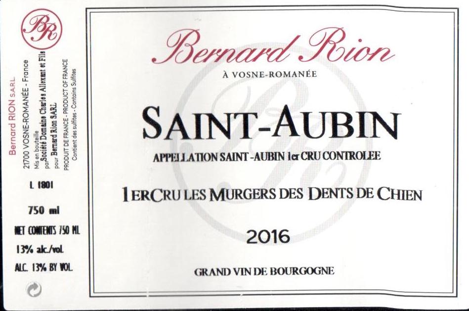 1er Cru Les Murgers des Dents de Chien