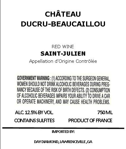 Ducru-Beaucaillou Red Wine