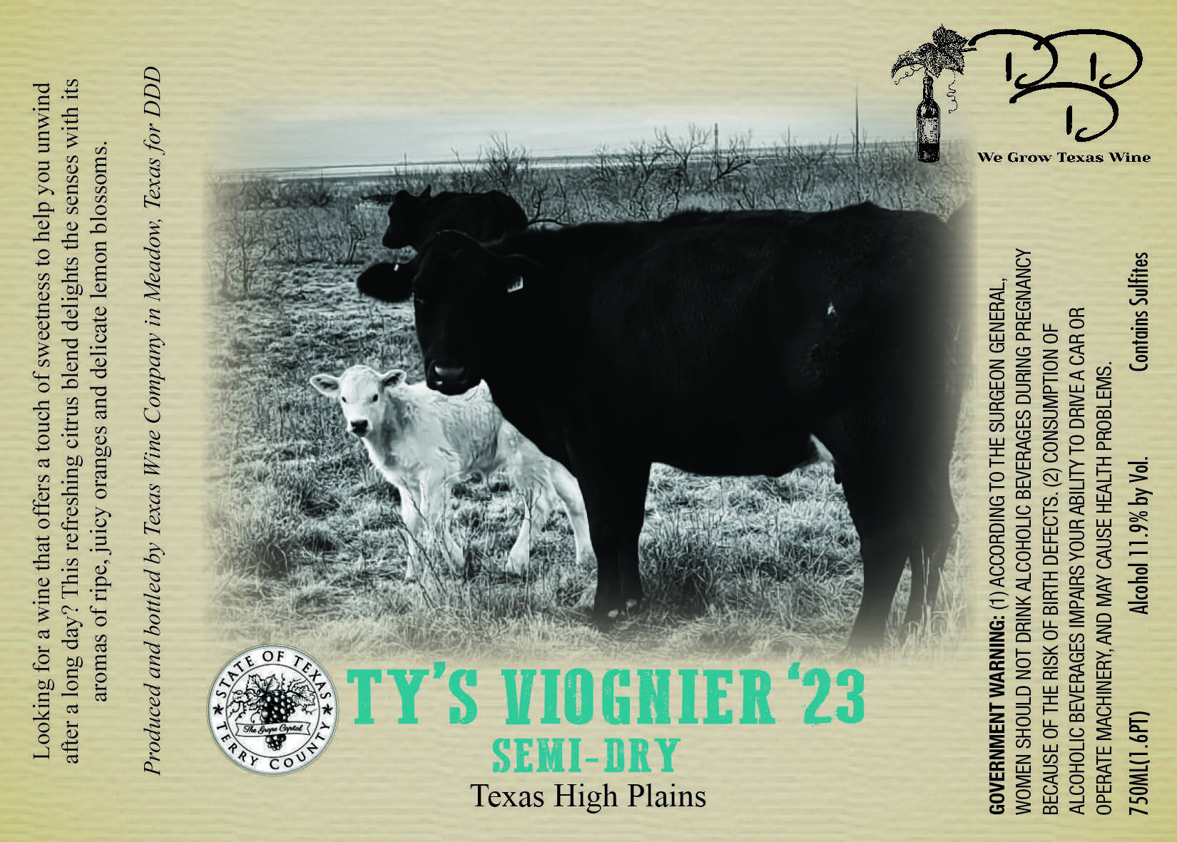 Viognier '23 Semi-Dry