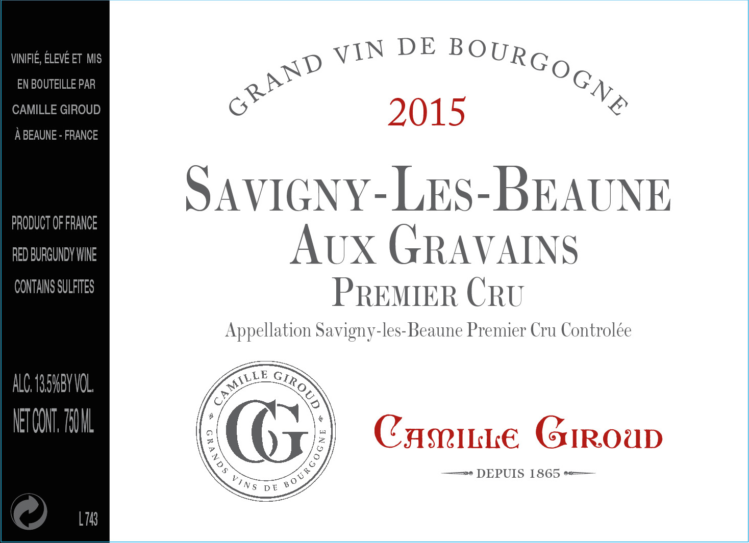 Aux Gravains Premier Cru