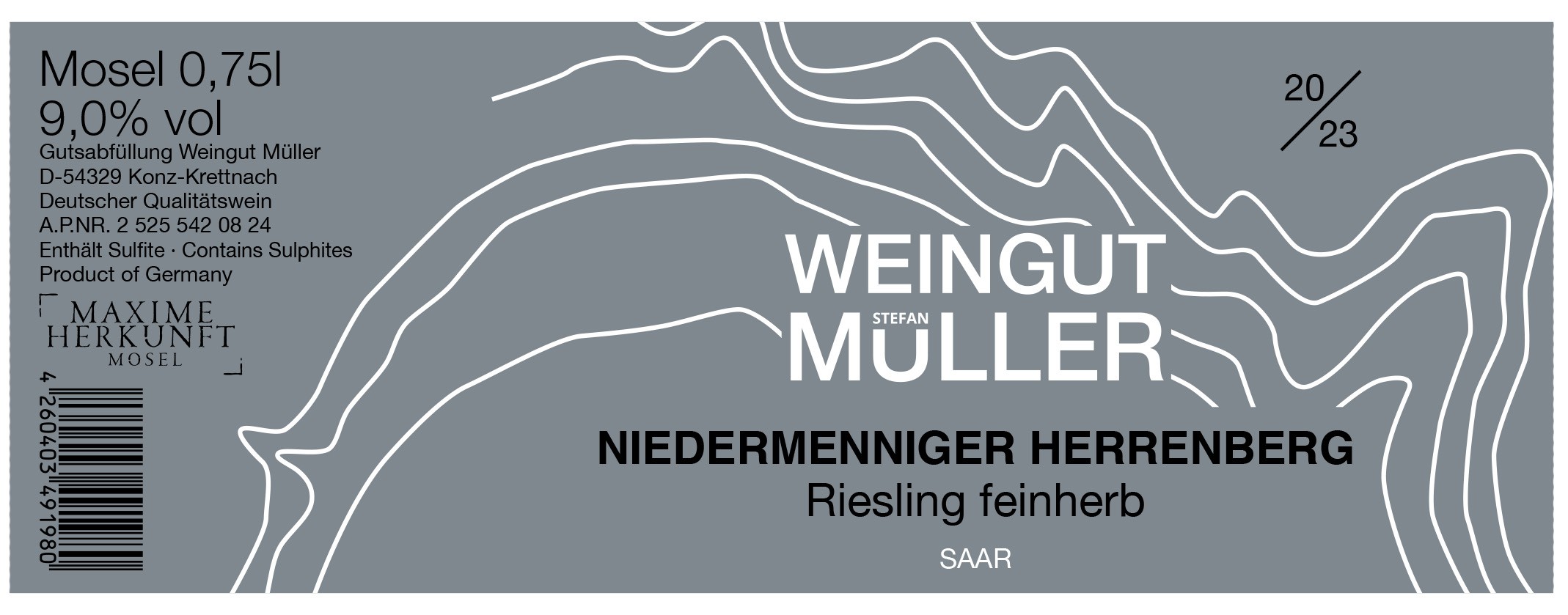 Niedermenniger Herrenberg Riesling Feinherb