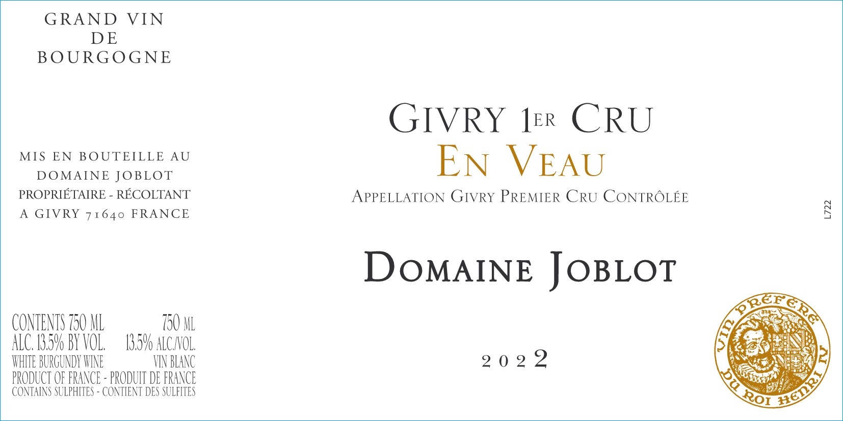 Givry 1er Cru En Veau