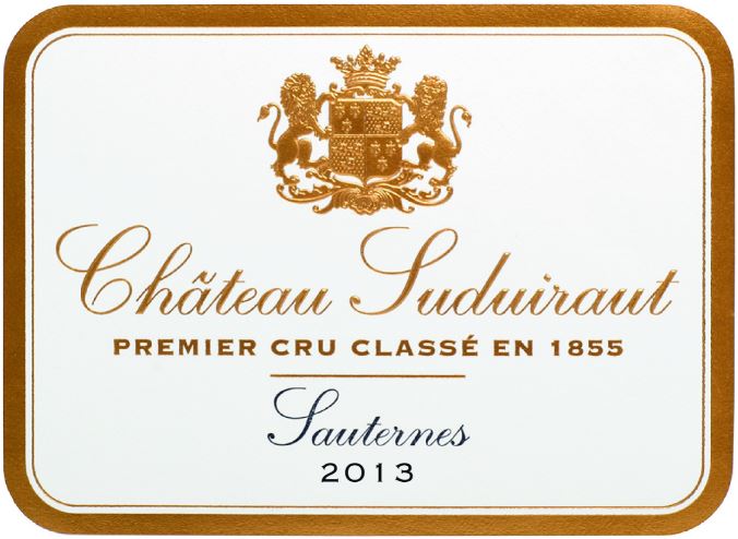 Premier Cru Classé En 1855 Sauternes 2013
