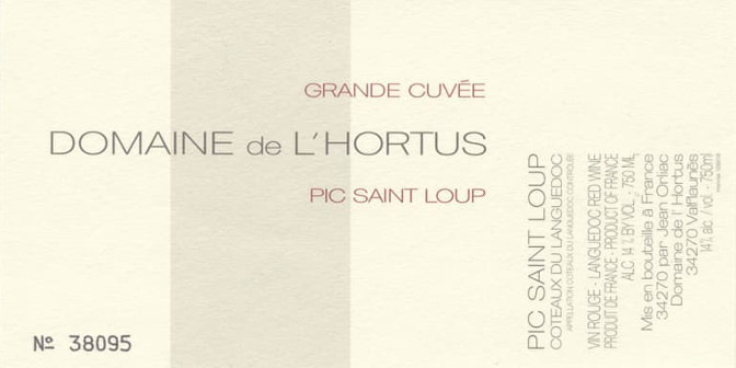 Grande Cuvée Pic Saint Loup