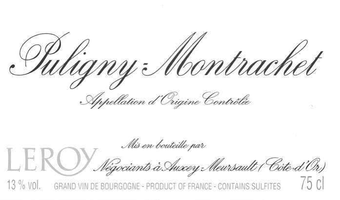 Puligny-Montrachet