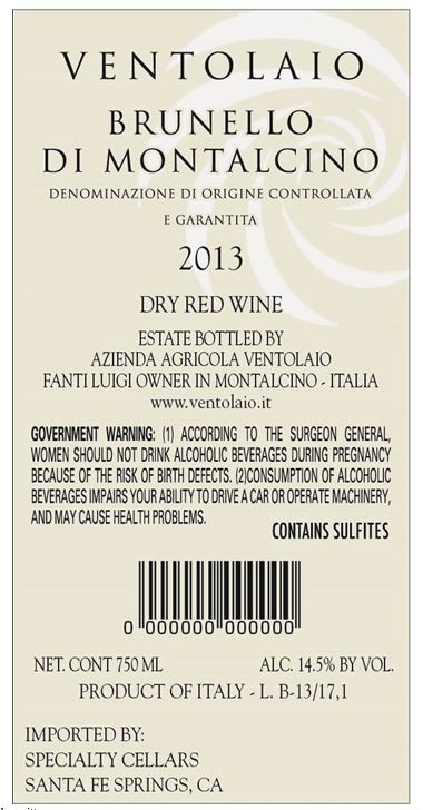 Brunello Di Montalcino