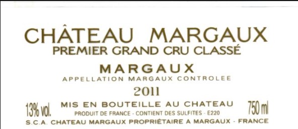 Château Margaux Premier Grand Cru Classé