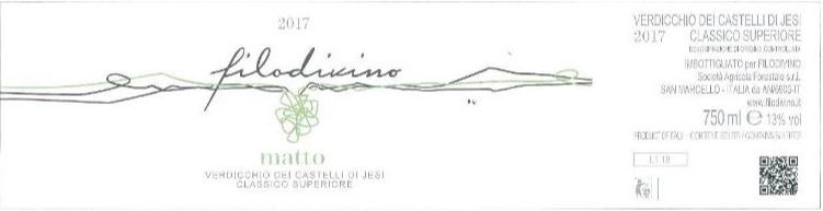 Verdicchio Chi Castelli Of Jest Classico Superiore