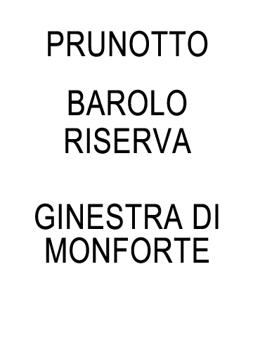 Riserva Ginestra Di Monforte