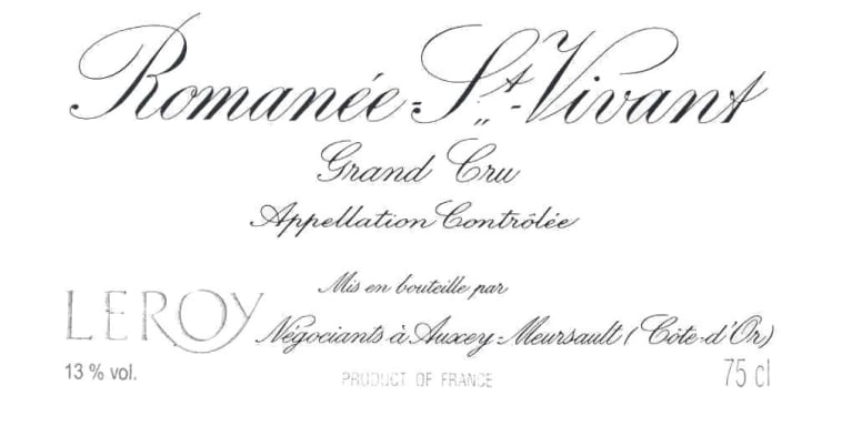 Romanée St. Vivant