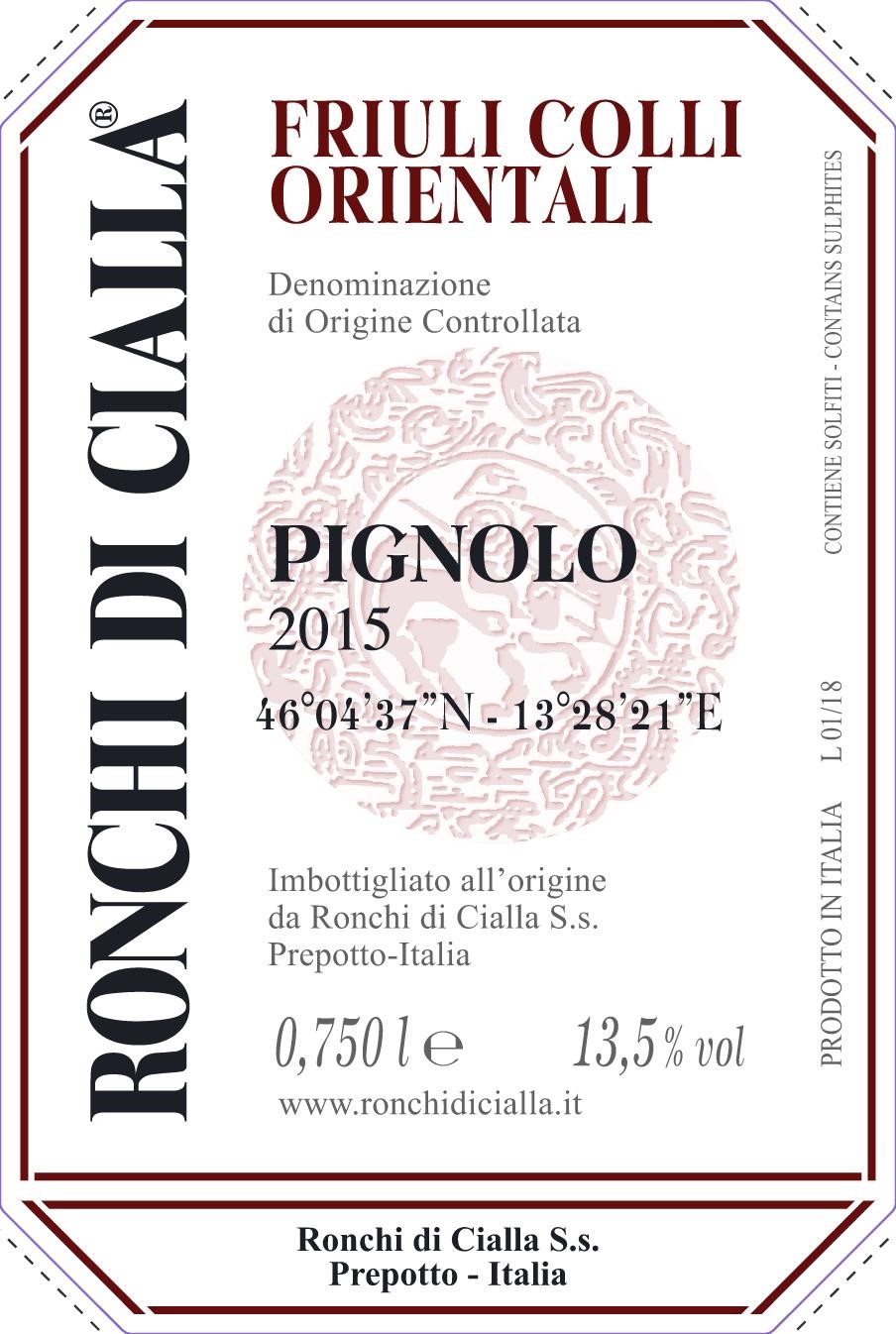 Estate Bottled Pignolo