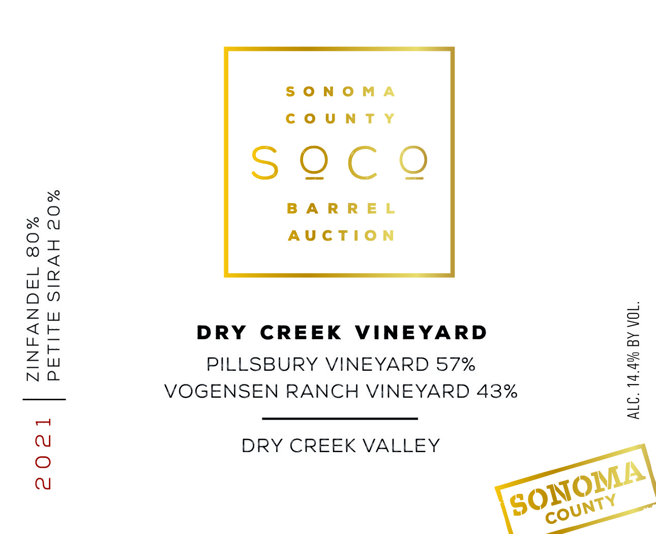 Zinfandel 80% Petite Sirah 20%