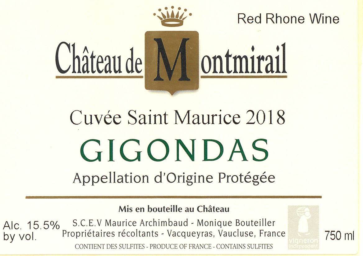 Cuvee Saint Maurice