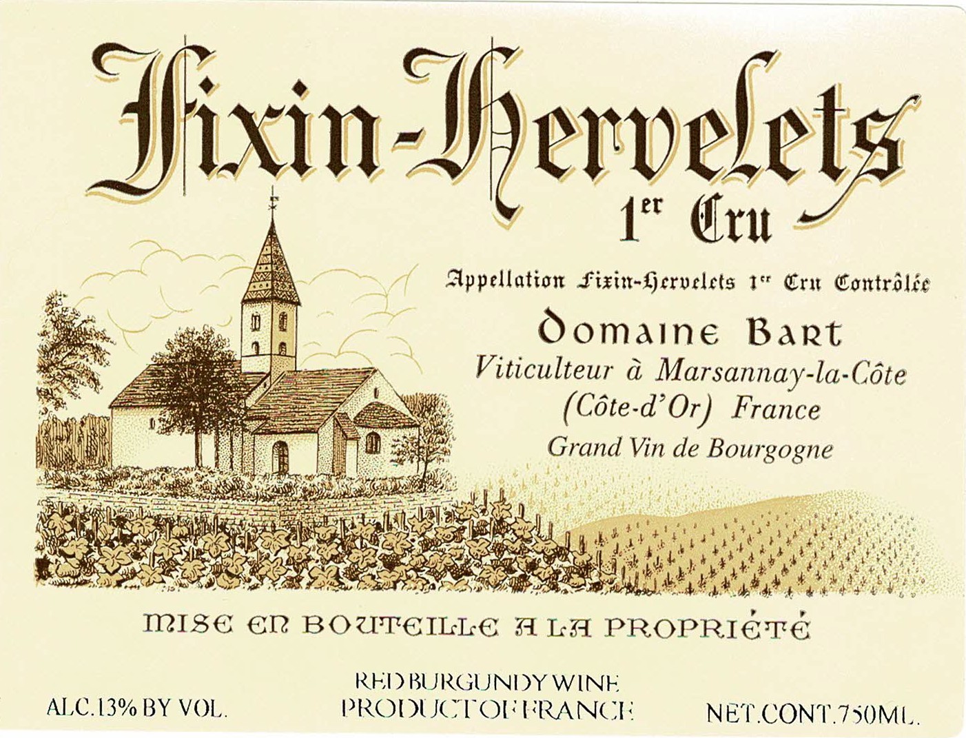 Fixin-Hervelets 1er Cru