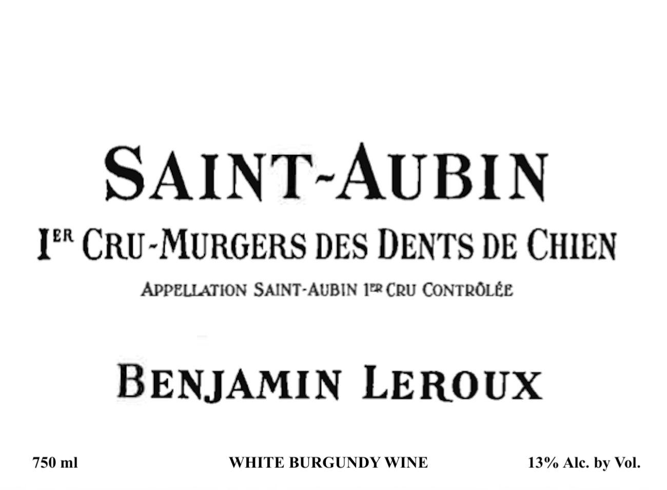 1er Cru-Murgers des Dents de Chien