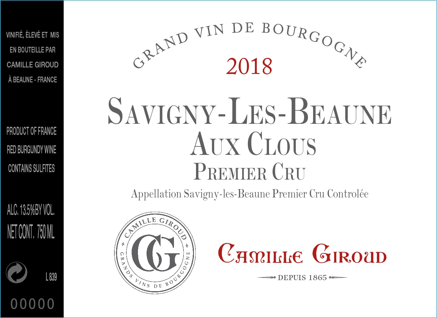 Aux Clous Premier Cru