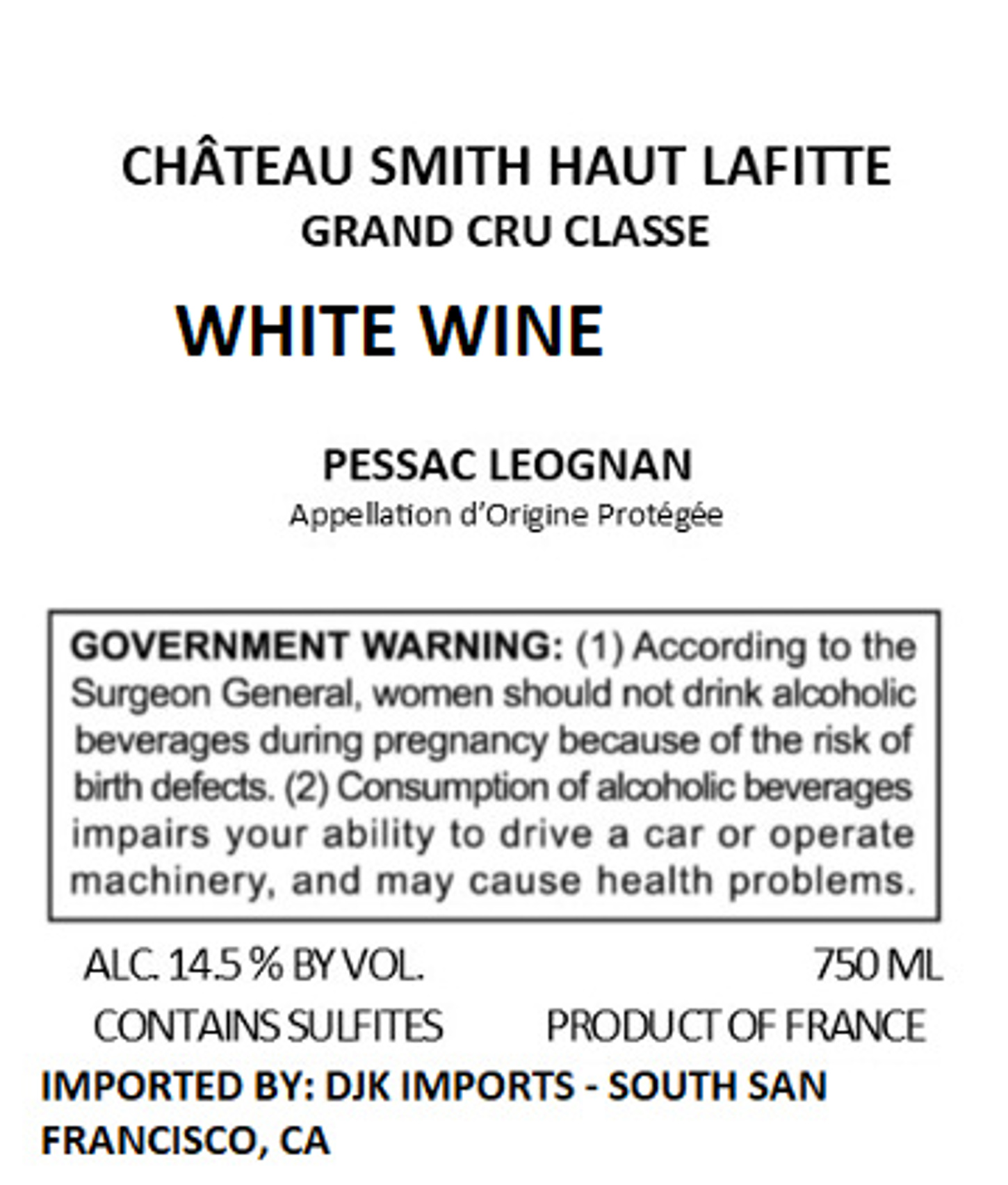 Chateau Smith Haut Lafitte Grand Cru Classe