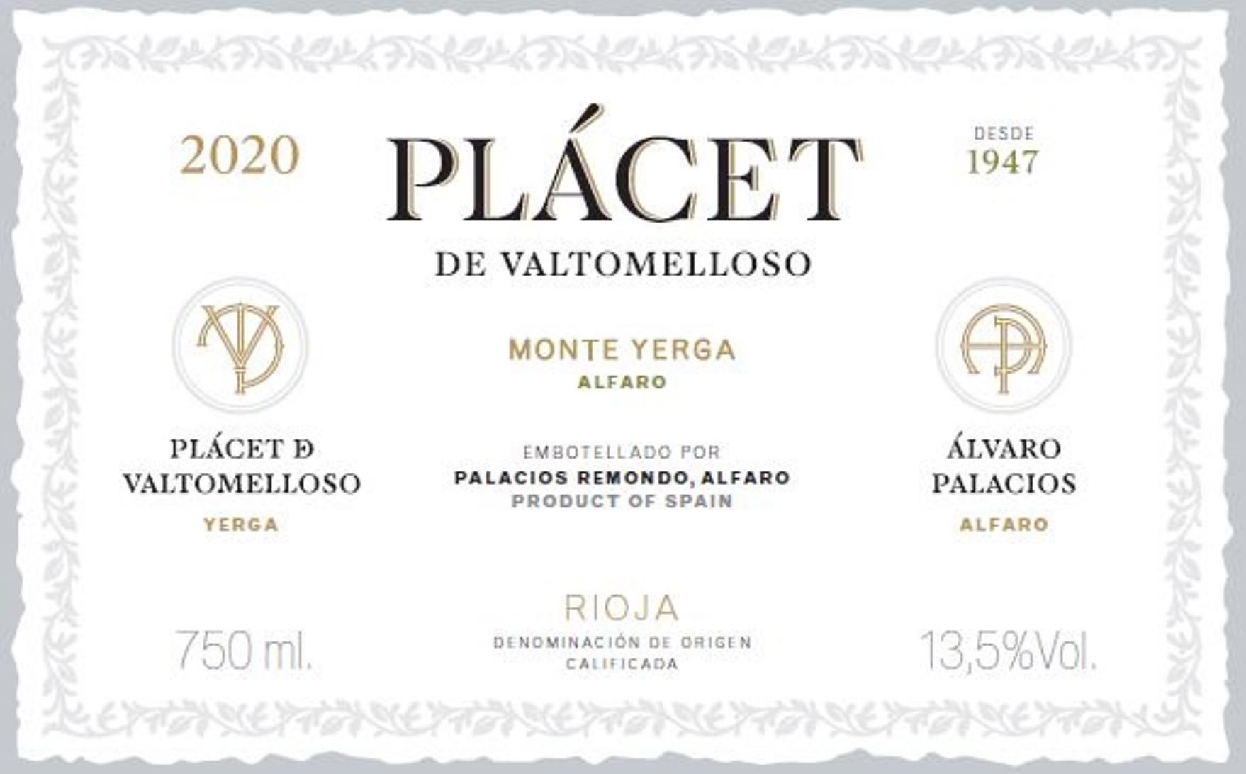 Placet De Valtomelloso