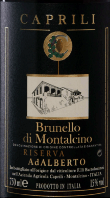 Caprili Brunello Di Montalcino Riserva