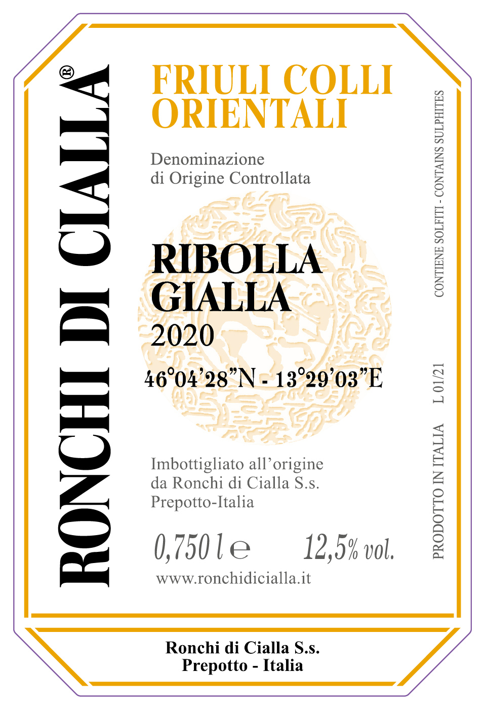Ronchi Di Cialla Ribolla Gialla