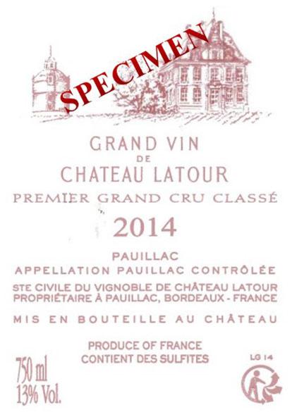 Grand Vin De Chateau Latour Premier Grand Cru Classe