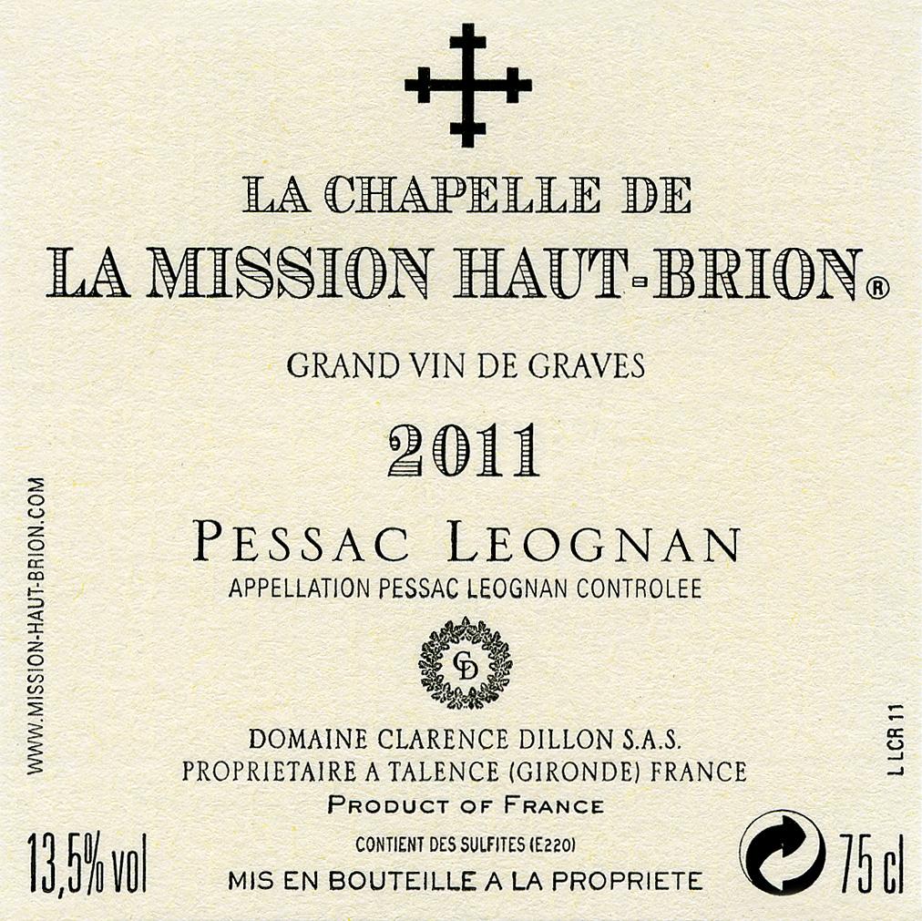 La Chapelle De Grand Vin De Graves