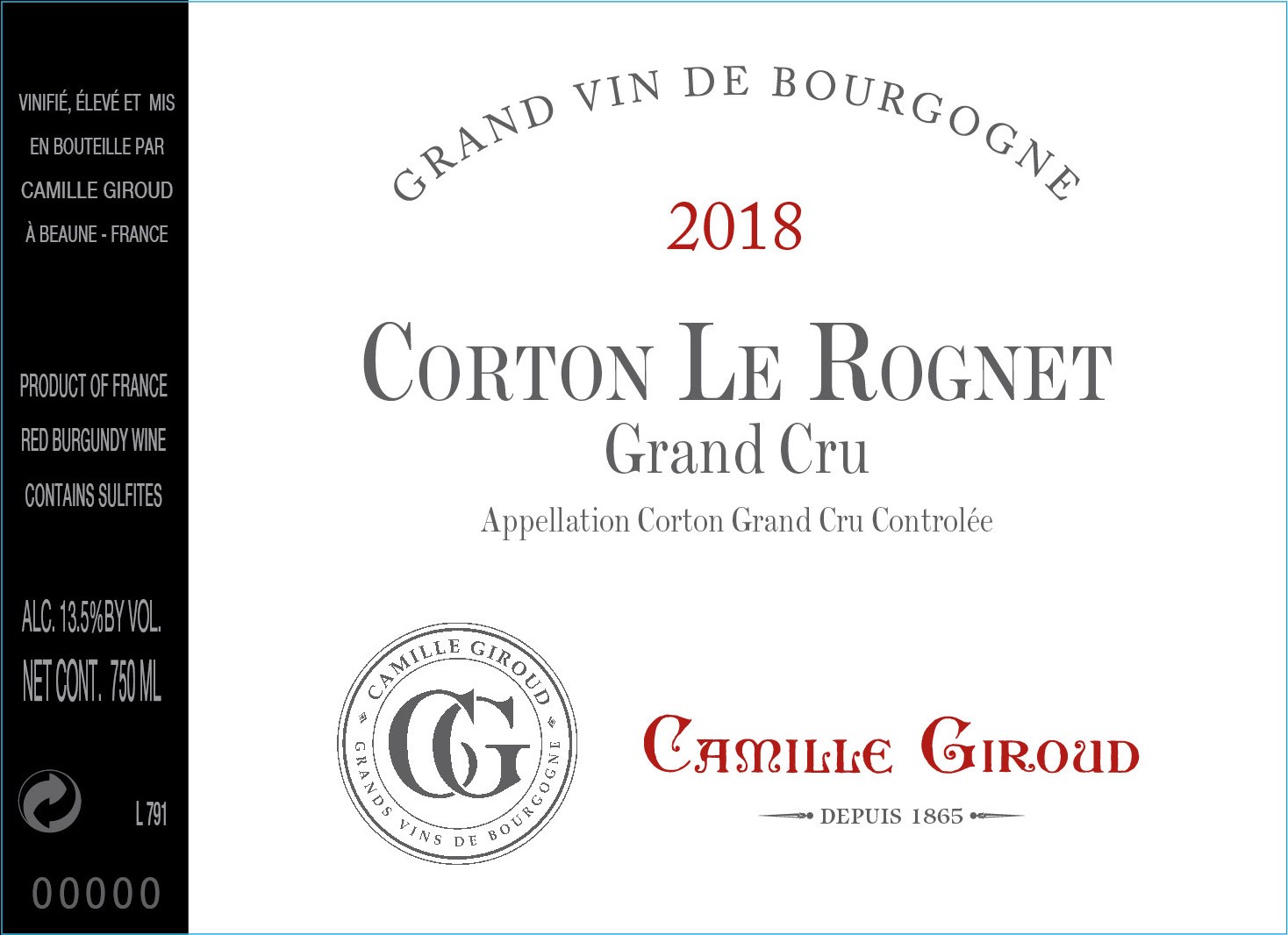 Corton Le Rognet