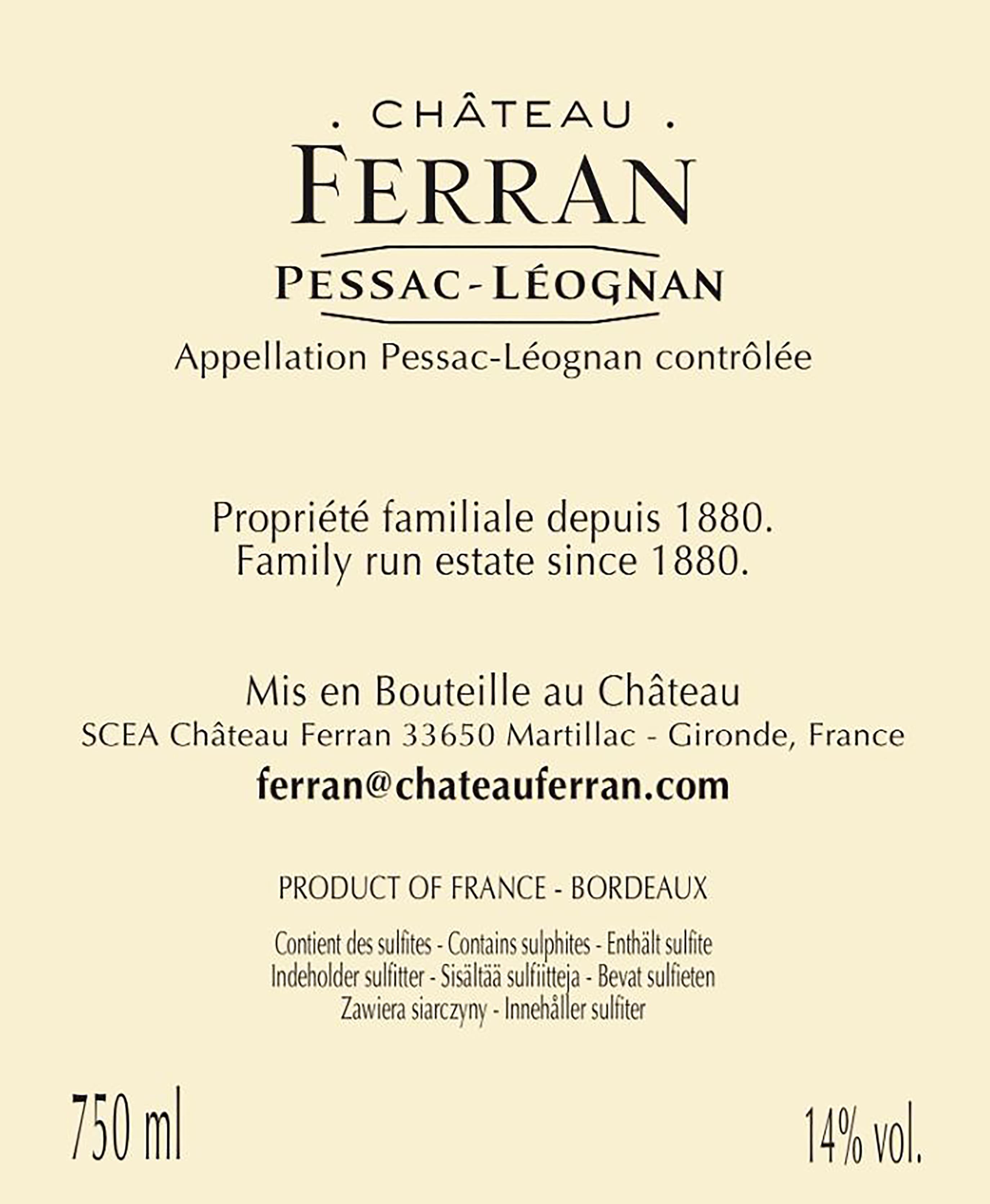 Château Ferran Pessac - Léognan