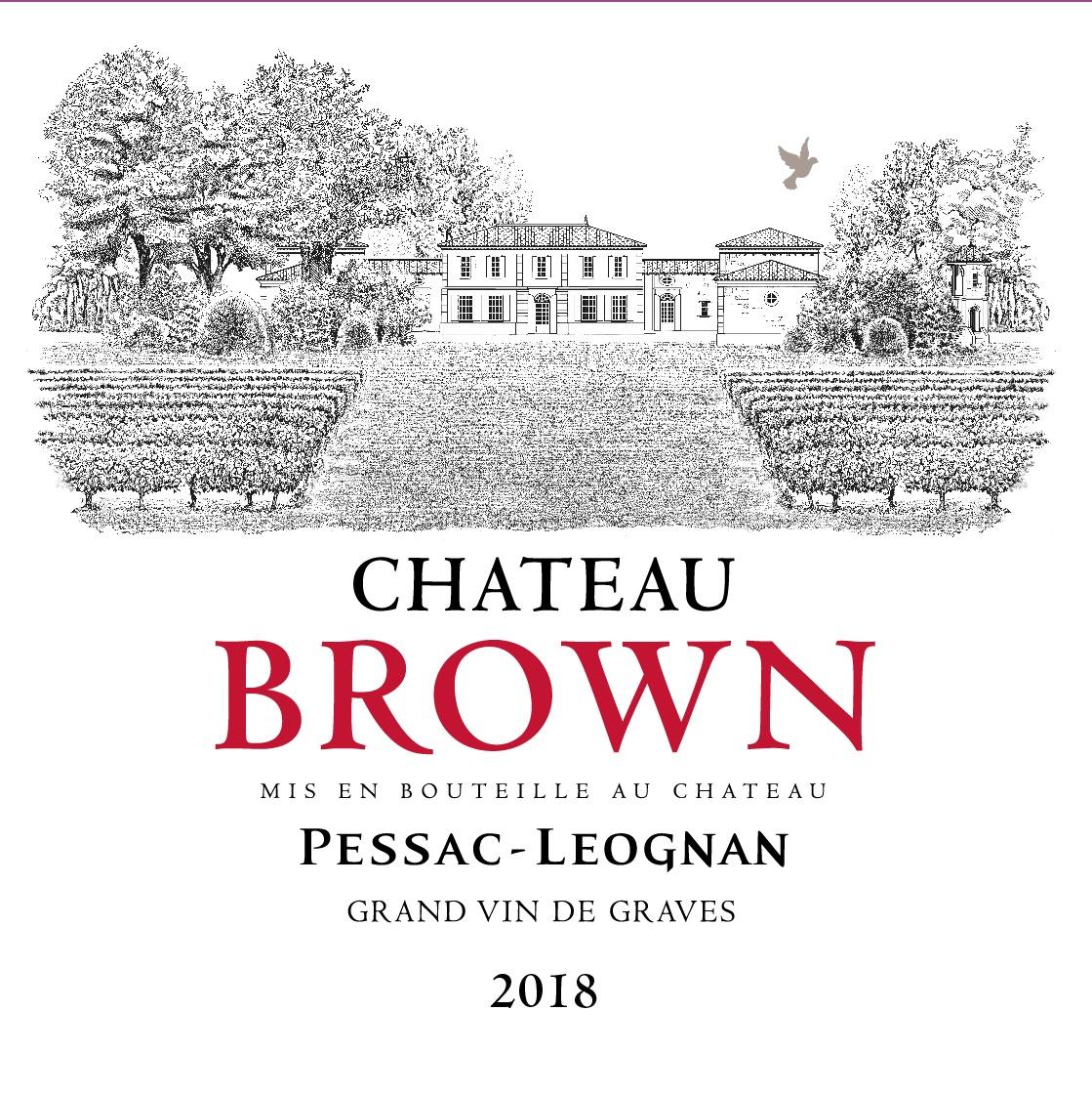 Chateau Brown Mis En Bouteille Au Chateau Pessac - Leognan Grand Vin De Graves