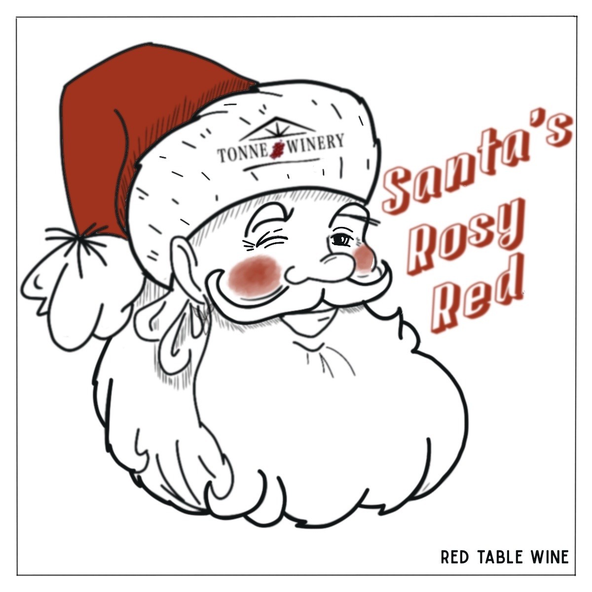 Santa's Rosy Red
