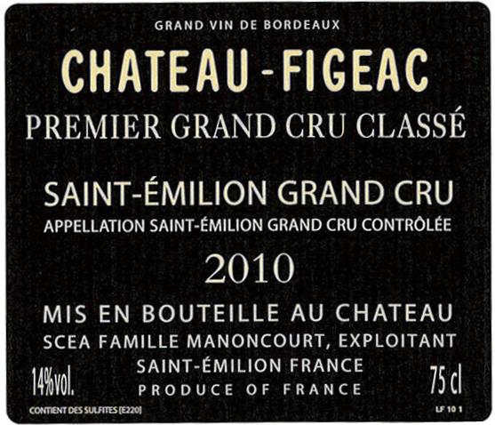 Chateau - Figeac Premier Grand Cru Classe