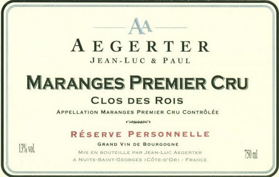 Clos Des Rois-Reserve Personnelle