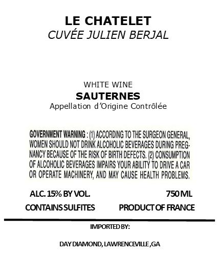 Cuvee Julien Berjal