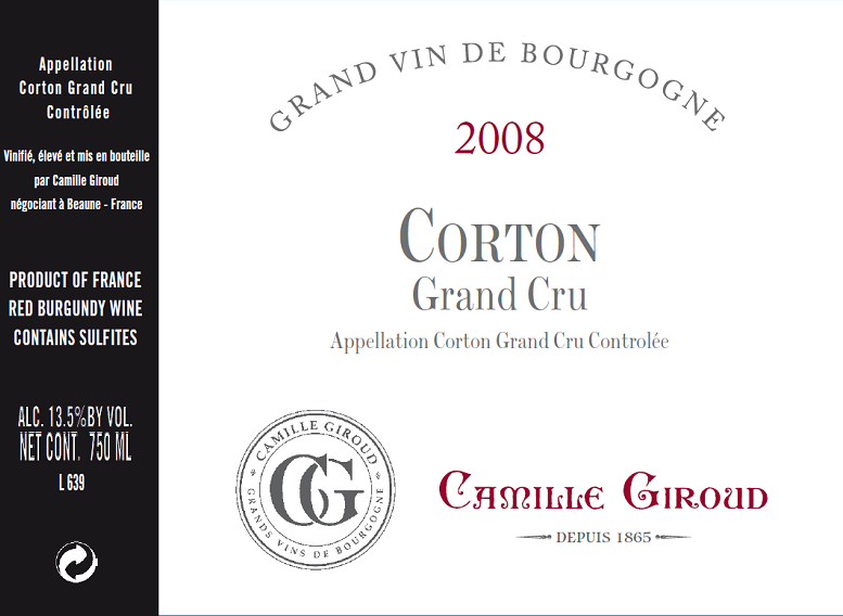Corton Grand Cru