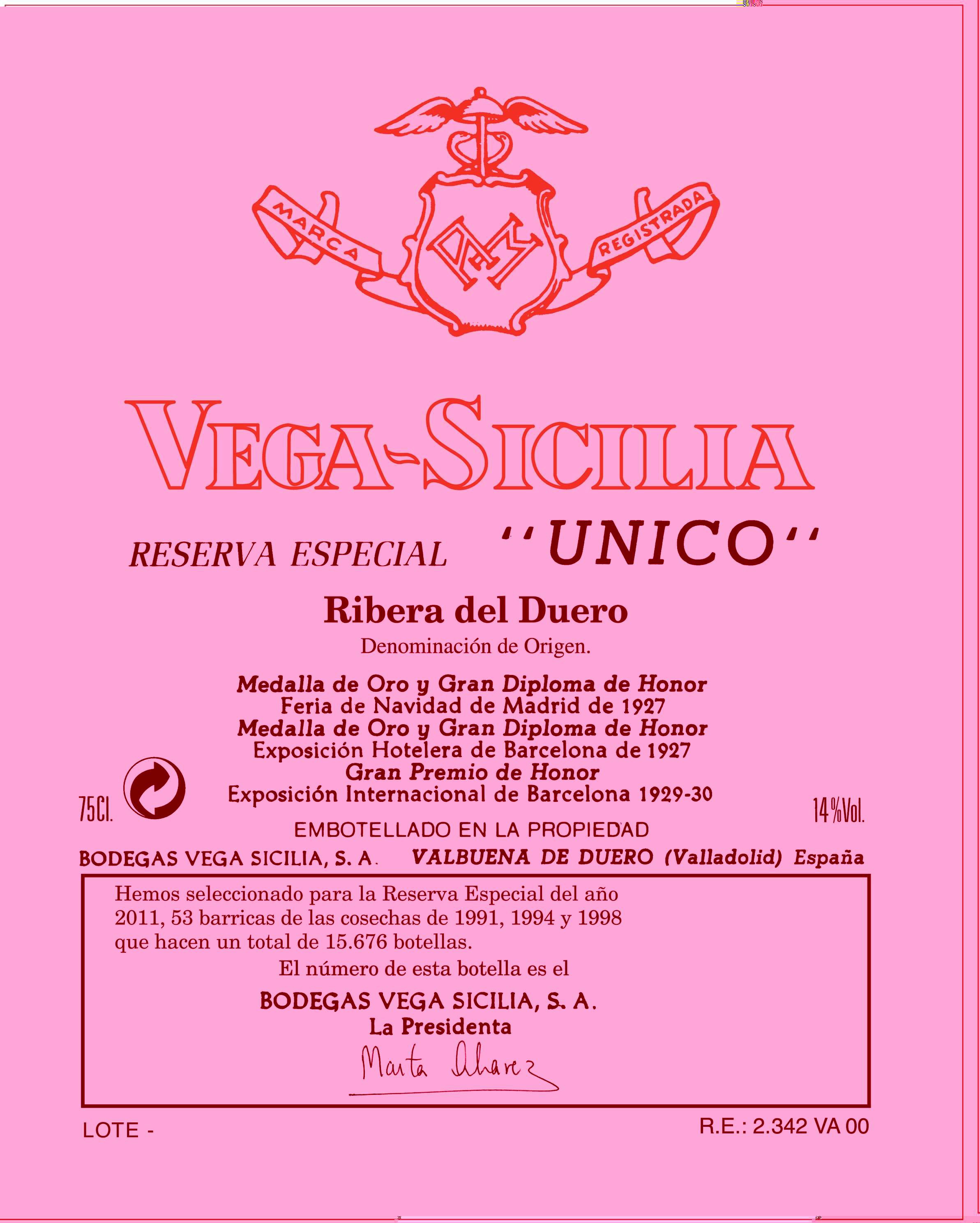 Unico Reserva Especial