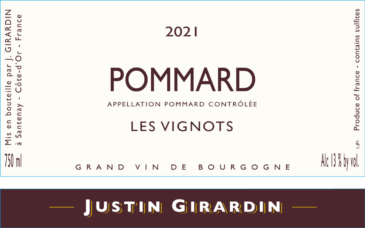 Les Vignots Pommard