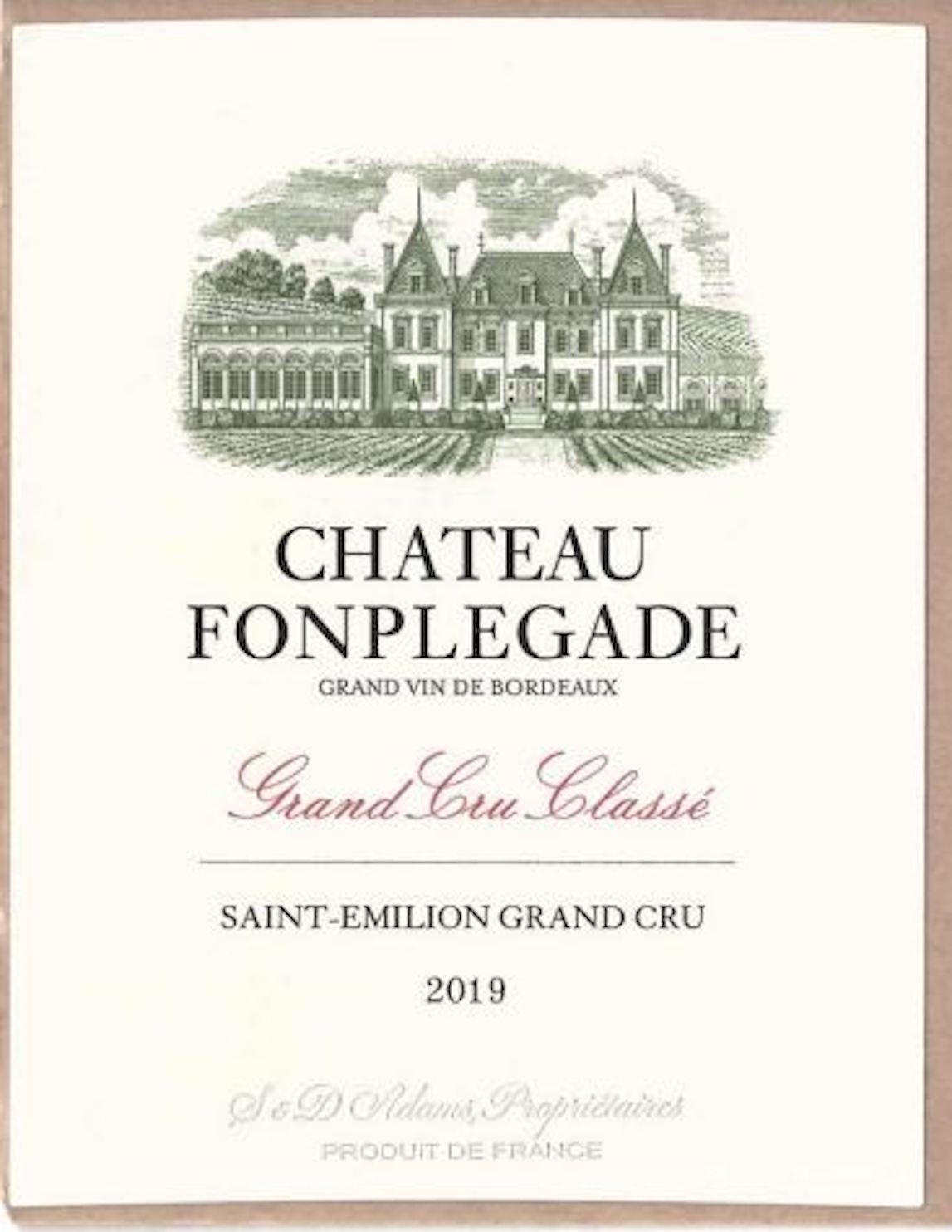 Chateau Fonplegade Saint-Emilion Grand Cru