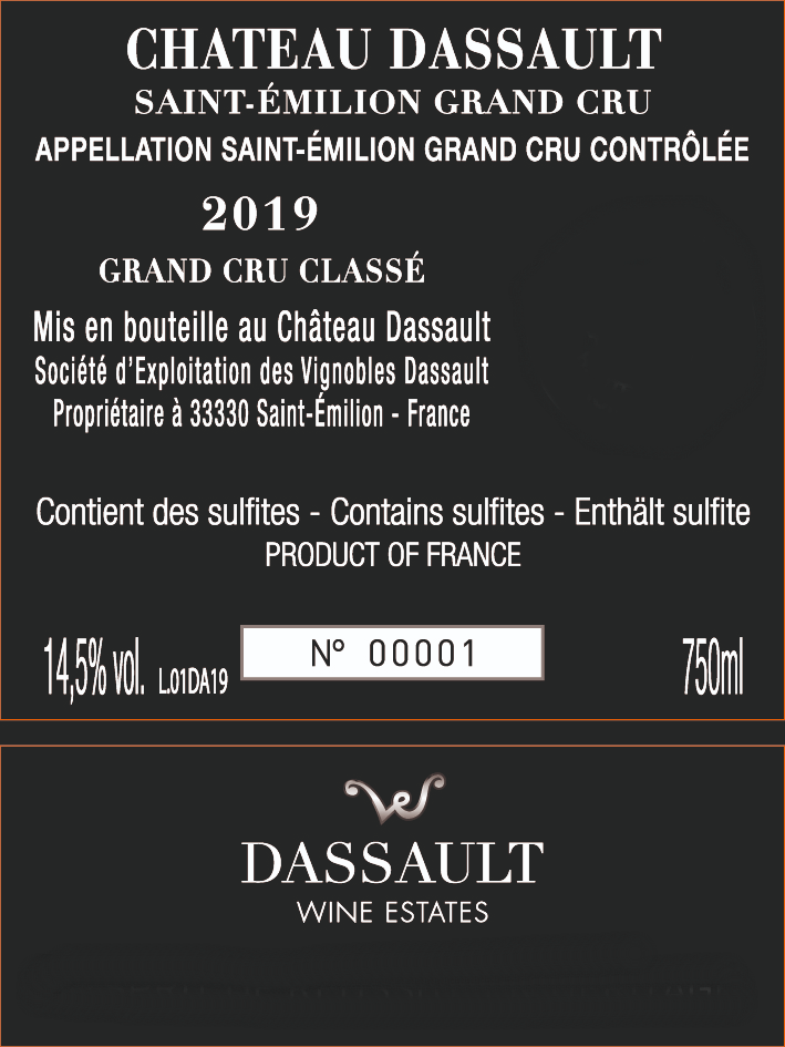 Mis En Bouteille Au Château Dassault