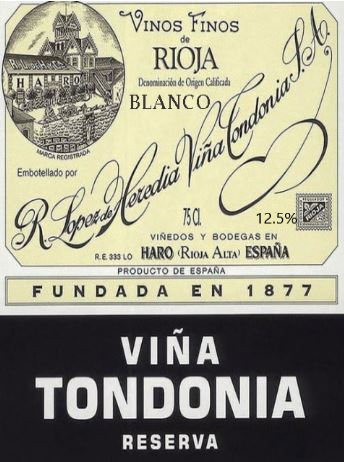 Vina Tondonia Blanco Reserva